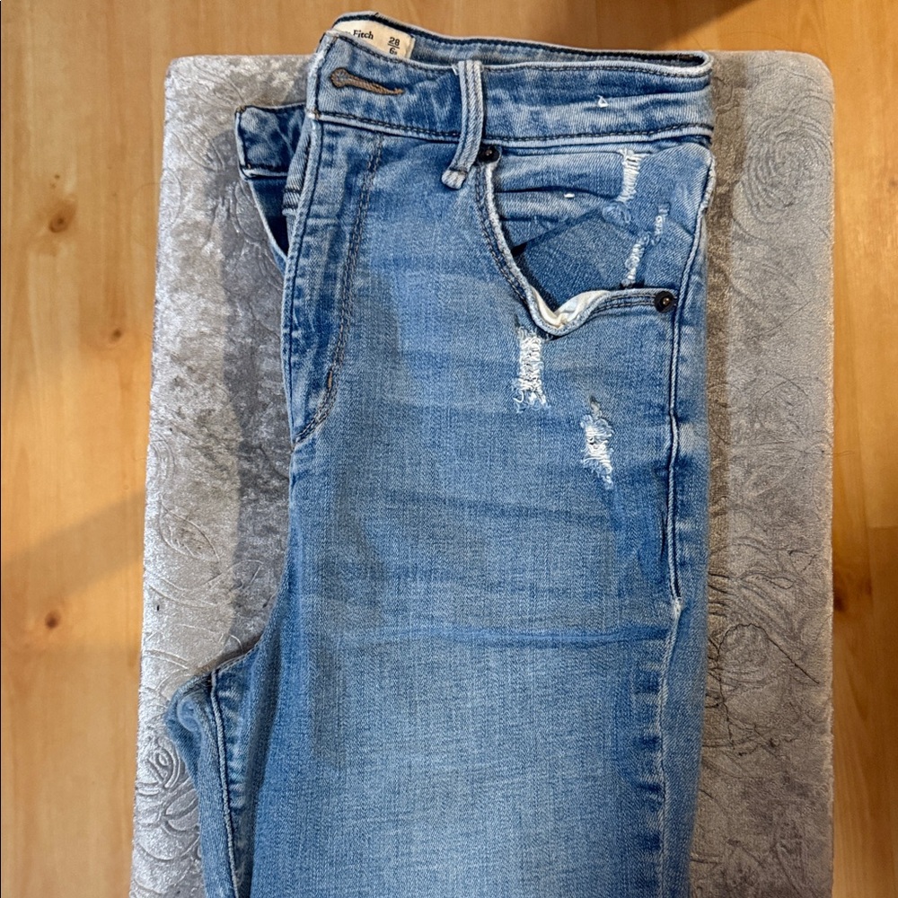 Abercrombie & Fitch Light Blue Skinny Jeans
